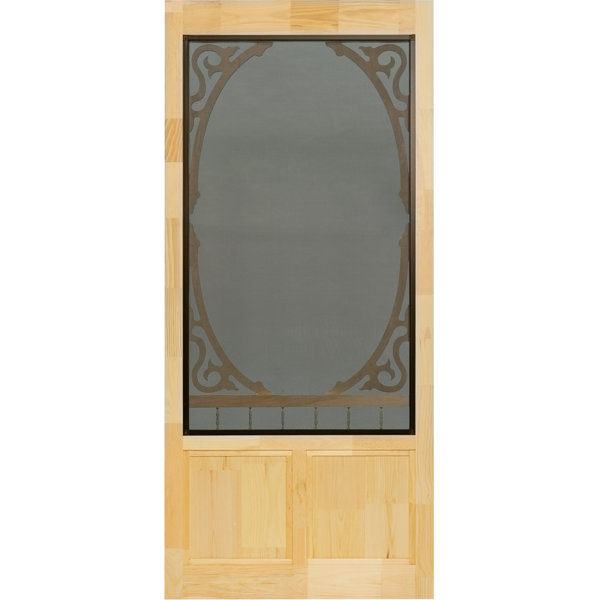 KIBY Unfinished Pine Slab Screen Doors & Reviews Wayfair